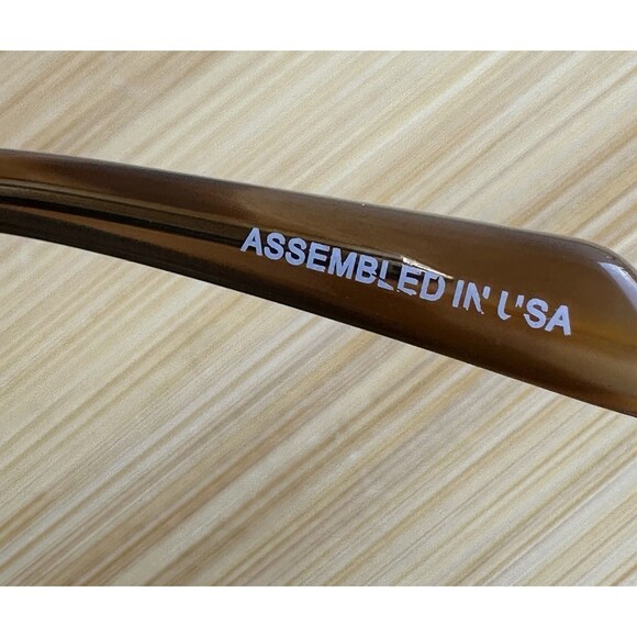 Project Nude A1004 Women's Eyeglasses 53-16-140 Rust Brown Marble FRAMES ONLY - Picture 10 of 10